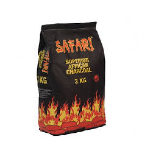 SAFARI 3KG SUPERIOR AFRICAN CHARCOAL