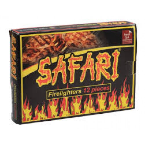 SAFARI FIRELIGHTERS 12PCS