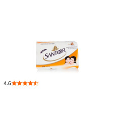 SANTOOR 4X125G SOAP BAR SANDAL&ALMON