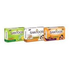 SANTOOR 4X175G SOAP BAR SANDAL&TUMER