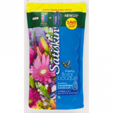 1L SATISKIN B/BATH REF FLORAL BOUQUET