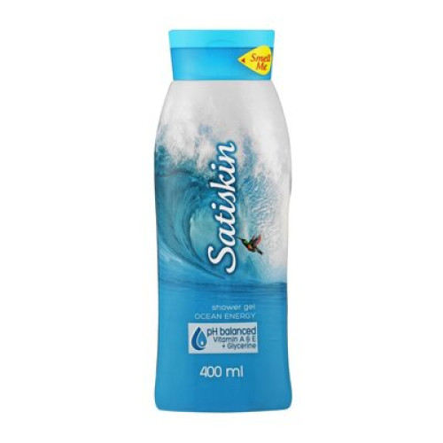 SATISKIN SHOWER GEL 6X400ML OCEAN ENERGY