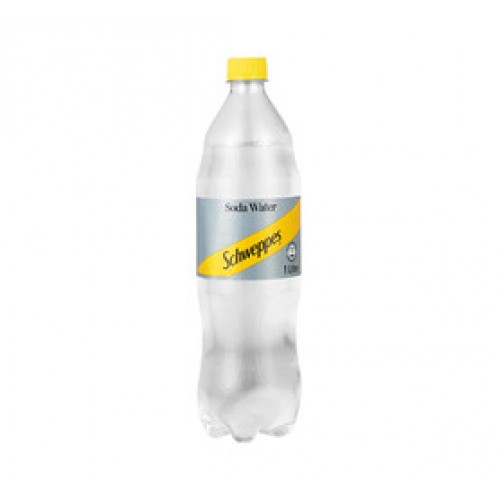 SCHWEPPES 12X1L SODA WATER S/W NRP