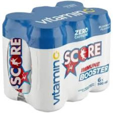 SCORE 6X500ML IMM BOOSTER BLUEBERRY