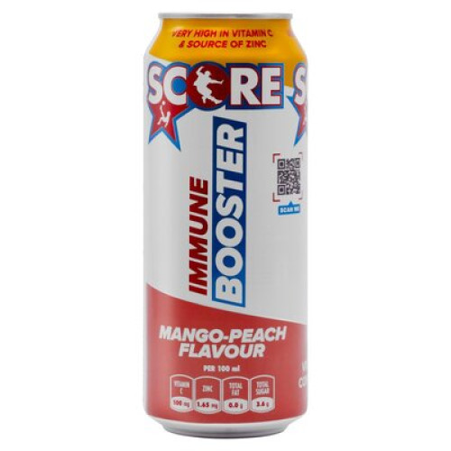 500ML SCORE IMM BOOSTER MANGO/PEACH