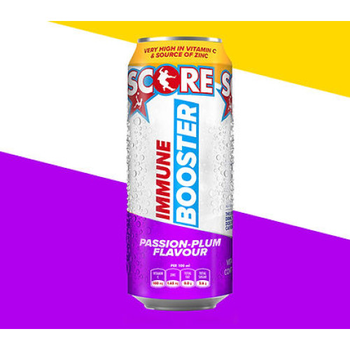 SCORE 24X500ML IMM BOOSTER BPASSION PLUM