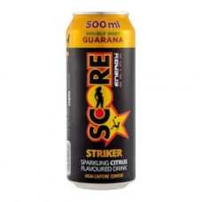 SCORE 24X500ML STRIKER CITRUS ENERGY DRK