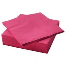 SERVIETTE 2PLY 100'S CERISE PINK C&