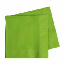 SERVIETTE 1PLY 50'S LIME GREEN