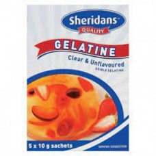 SHERIDANS 12X50G GELATINE CL&UNFLAVO