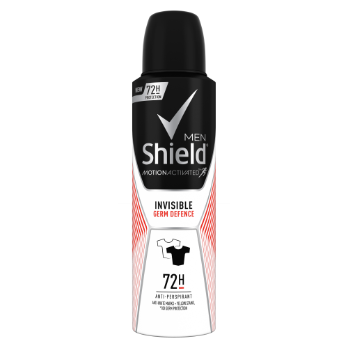 150ML SHIELD MEN APS B&W INV/GERM DE