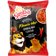120G SIMBA FLAMIN HOT CHAKALAKA CHIPS