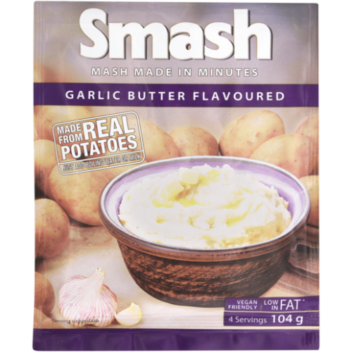 104G SMASH GARLICBUTTER INS/MASH POTATO