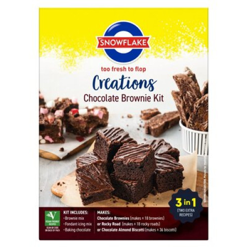 SNOWFLAKE CREATION 5X615G CHOC BROWNIE