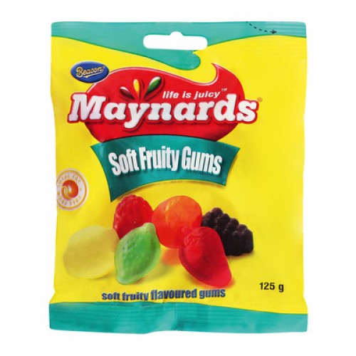 MAYNARDS 24X75G SOFT FRUITY GUMS