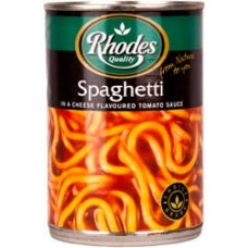 RHODES 12X410G SPAGHETTI IN TOM SAUCE