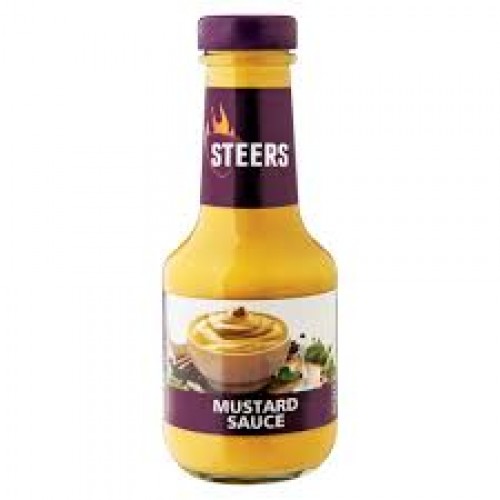 375ML STEERS GL/B MUSTARD SAUCE