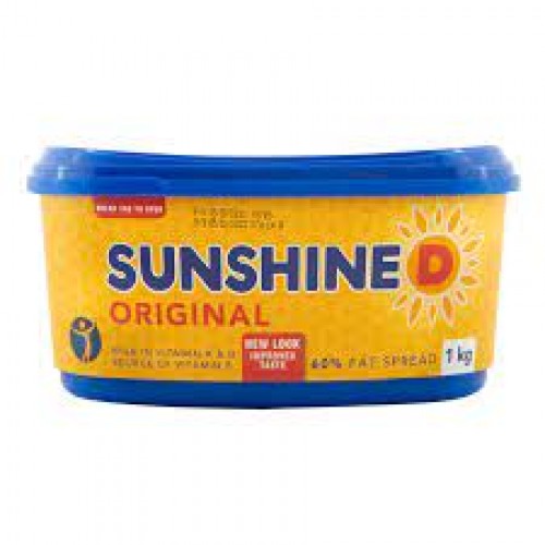 1KG SUNSHINE D ORIG 60% FAT SPEAD TUB