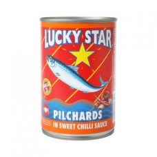 400G LUCKY STAR PILCHARDS IN SW/CHILLI