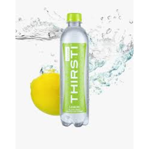 THIRSTI 6X500ML LEMON SPARKLING WATER