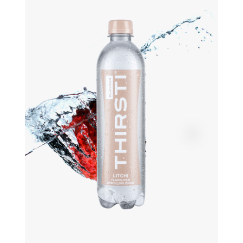 THIRSTI 6X500ML LITCHI SPARKLING WATER