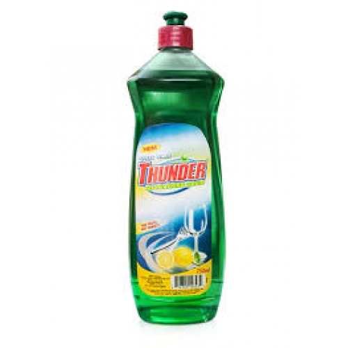 750ML THUNDER DISHWASHING LIQUID LEMON