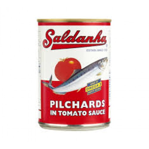 400G SALDANHA PILCHARDS IN TOMATO SAUCE