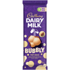 CADBURY BUBBLY 24X87G TOP DECK CHOCOLATE