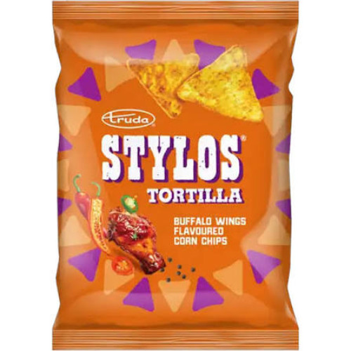 TRUDA TORTILLA 16X75G BUFFALO WING CORN