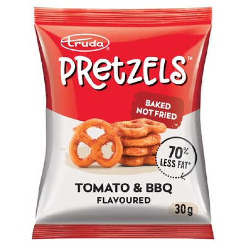 TRUDA PRETZEL 50X20G TOMATO BBQ