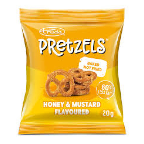 TRUDA PRETZELS 12X90G HONEY/MUSTARD