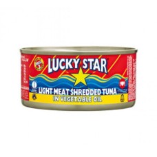 170G LUCKY STAR SHREDDED TUNA VEG OIL