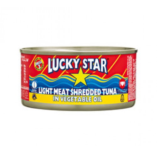 170G LUCKY STAR SHREDDED TUNA VEG OIL