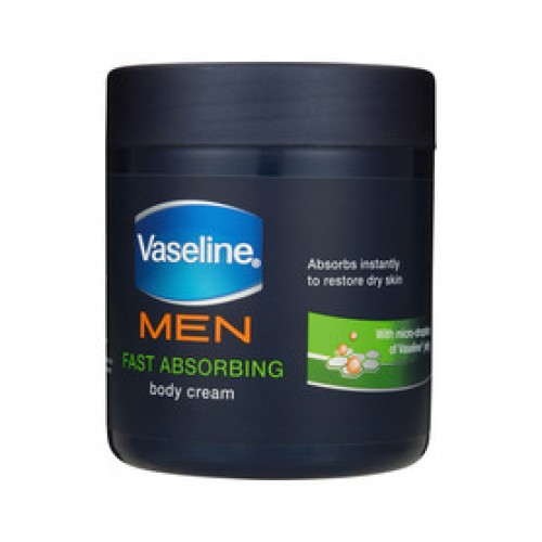 400ML VASELINE MENS BODY CRM FASTABS