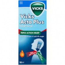VICKS ACTA PLUS 6X50ML TRI2IN1 COUGH SYR