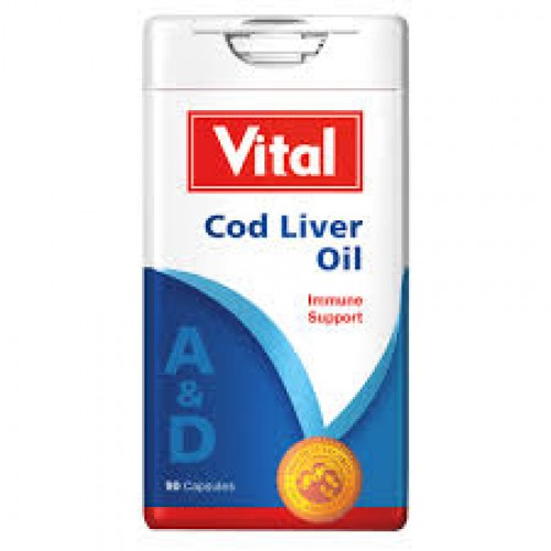 VITAL 6X90'S COD LIVER OIL CAPSULES