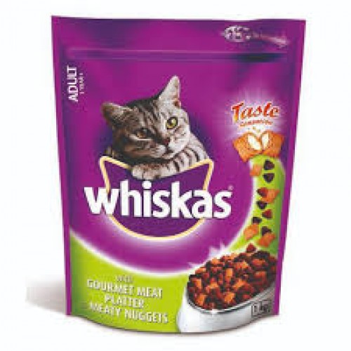 1KG WHISKAS GOURMET MEAT PLATTER+NUGGETS