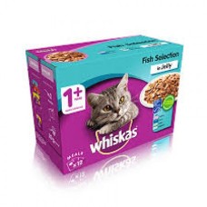 WHISKAS 12X85G FISH FAVOURITES