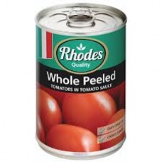 400G RHODES WHOLE PEELED TOMATO