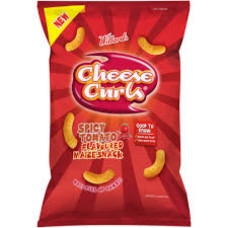 90G WILARDS CHEESE CURLS SPICY TOMA FLAV