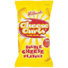 90G WILARDS CHEESE CURLS CHEESE FLAV
