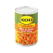 410G KOO CHAKALAKA MILD&SPICY W/PEAS
