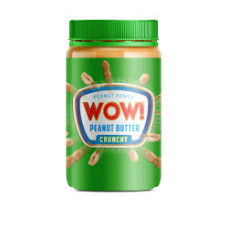 WOW 6X400G PEANUT BUTTER CRUNCHY