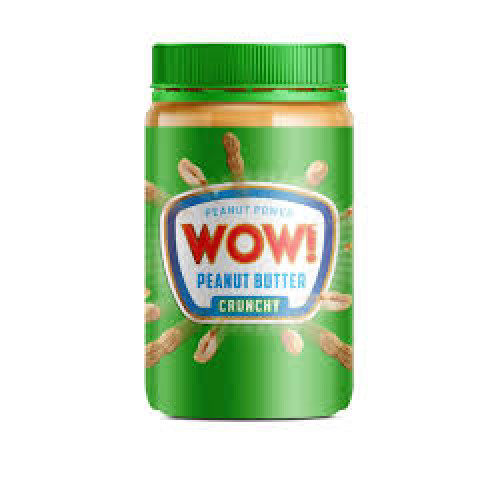 WOW 6X400G PEANUT BUTTER CRUNCHY