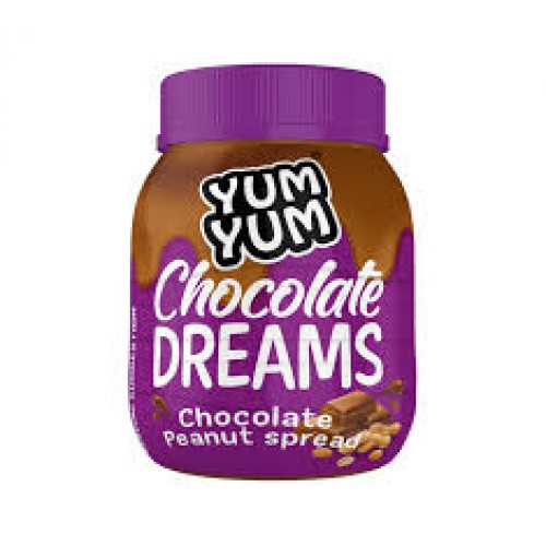 YUM YUM 6X380G CHOCOLATE PEANUT SPREAD